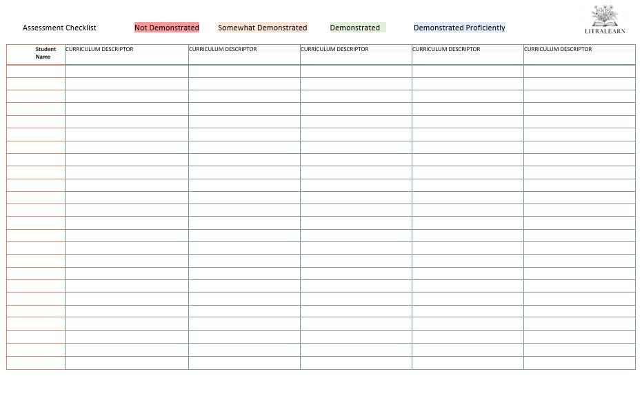 Assessment Checklist